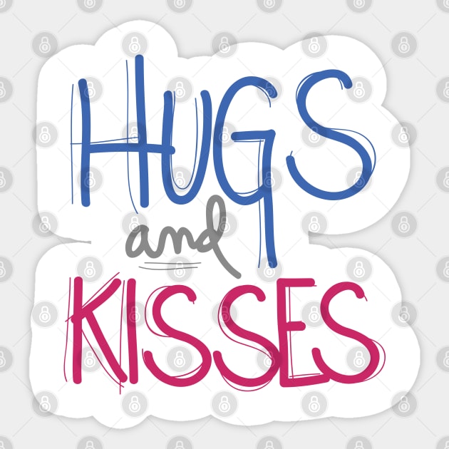 Hugs And Kisses Sticker by kimmieshops